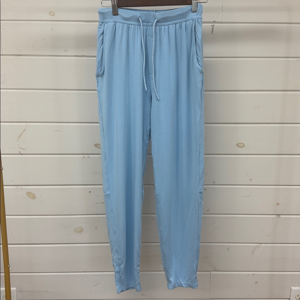 Jambys Glacier Blue Long Jambys Lightweight Knit Jogger Casual Sleep Pants XS